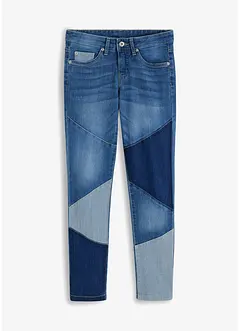 Skinny Jeans mit dreieckigen Einsätzen, bonprix