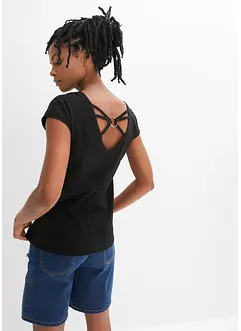 T-Shirt mit Rückendetail, bonprix