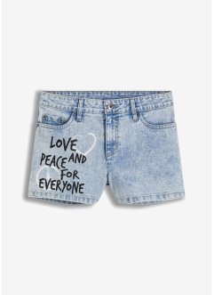Jeans-Shorts bedruckt, RAINBOW
