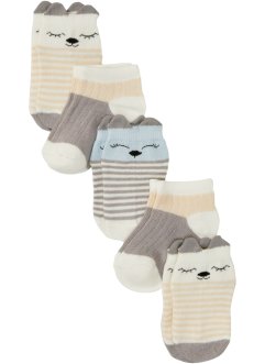Baby Socken mit Bio-Baumwolle (5er-Pack), bpc bonprix collection