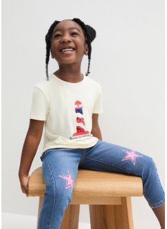 Mädchen Shirt mit Wendepailletten aus Bio-Baumwolle, bpc bonprix collection