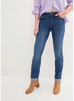 Straight Jeans Mid Waist, Stretch, bonprix