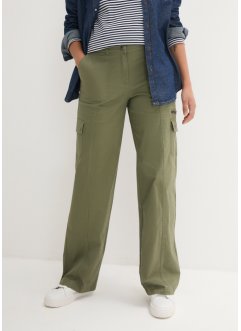 Cargo Jeans, Mid Waist, lang, bpc bonprix collection