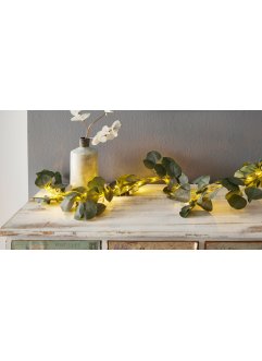 LED-Kunstblumengirlande mit Eukalyptusblättern, bpc living bonprix collection