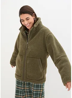 Gefütterte Teddy-Fleece Jacke, bonprix
