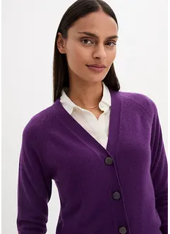 Cashmerestrickjacke mit Good Cashmere Standard®-Anteil, bonprix