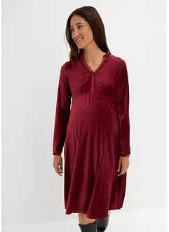 2-in-1 Umstandskleid und Stillkleid aus Samt, bonprix