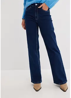 Wide Leg Jeans High Waist, Bio-Baumwolle, bonprix