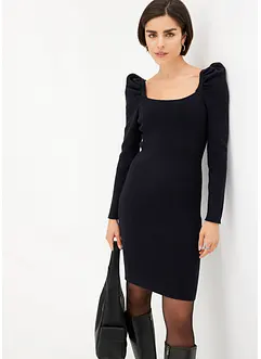 Strickkleid mit Karree-Ausschnitt, bonprix