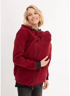 2-in-1 Umstands- und Tragejacke aus Fleece, bonprix