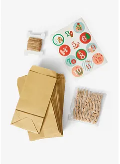 Adventskalender zum Basteln (73-tlg.Set), bonprix