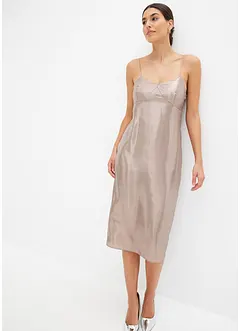 Trägerkleid aus feinem Satin, bonprix