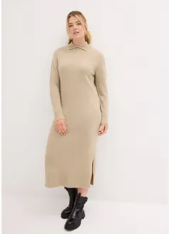 Strickkleid mit Seitenschlitzen, bonprix