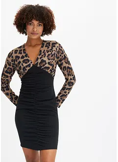 Minikleid mit Raffung, bonprix