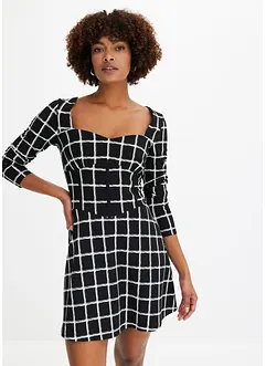 Figurbetontes Minikleid in Corsagen-Optik, bonprix