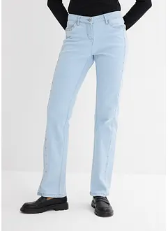 Straight Jeans Mid Waist, Stretch, bonprix