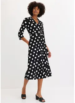Hemdblusenkleid mit Bindeband (2-tlg. Set), bonprix