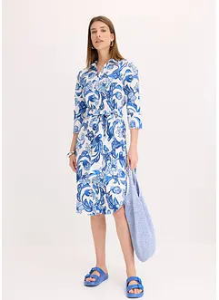 Hemdblusenkleid aus Baumwoll-Mix, bonprix