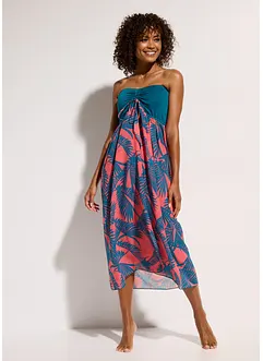 Chiffon Strand Bandeau-Kleid, bonprix