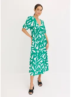 Midikleid mit Puffärmeln, bonprix