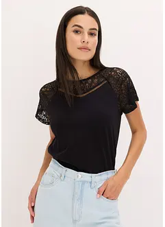 Shirt mit Spitze, bonprix