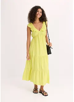 Trägerkleid aus feinem Viskose-Mix, bonprix