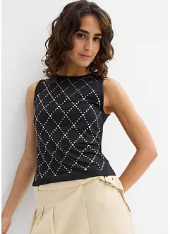 Tanktop mit Nieten, bonprix