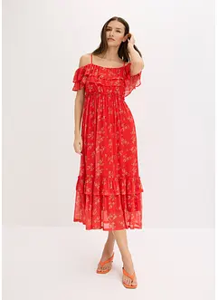 Jersey-Mesh-kleid, bonprix