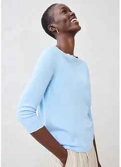 Feinstrickpullover mit Seidenanteil, bonprix