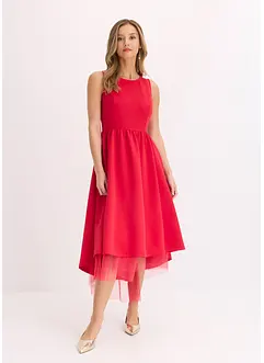 Vokuhila-Kleid mit Tüll-Unterrock, bonprix