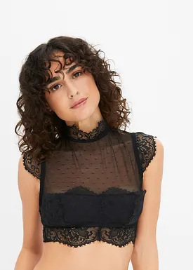 Damen Bralette-BH Ohne Bügel – Aus Baumwolle, Weich, Nahtlos, Doppellagig