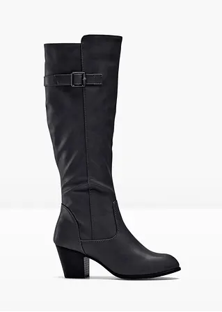 Stiefel in schwarz von vorne - bonprix