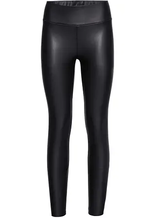 Leggings mit Thermo Funktion in schwarz von vorne - bonprix