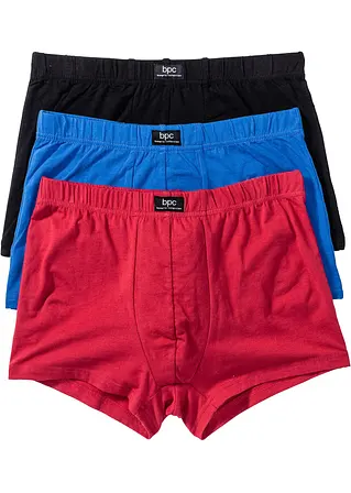 Boxershorts eng mit Baumwolle (3er Pack) in blau - bonprix