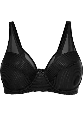 Minimizer-BH mit Mesh in schwarz von vorne - bonprix