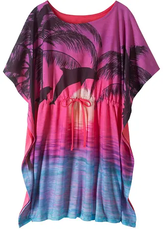 Oversize Tunika-Kleid in pink von vorne - bonprix