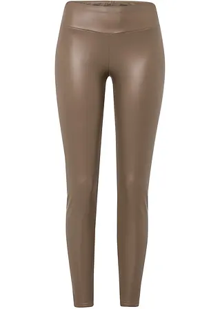 Leggings mit Thermo Funktion in braun von vorne - bonprix