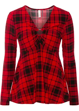 Shirt in rot von vorne - bonprix