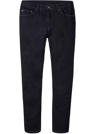 Slim Fit Stretch-Jeans Straight in blau von vorne - bonprix