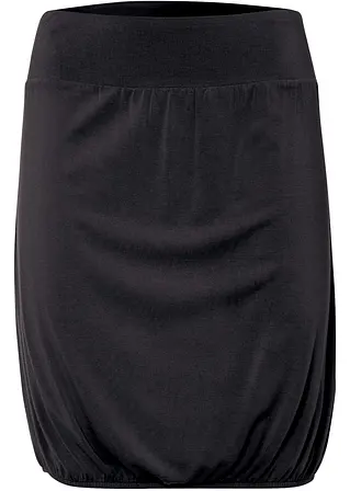 Bandeau-Top in schwarz von vorne - bonprix