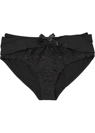 Panty in schwarz von vorne - bonprix