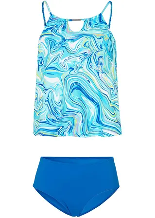 Tankini (2-tlg.Set) in blau von vorne - RAINBOW