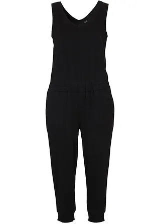 Jumpsuit in schwarz von vorne - bpc selection