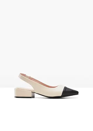 Sling Pumps in beige - bonprix