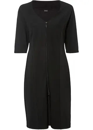 Kleid in schwarz von vorne - BODYFLIRT