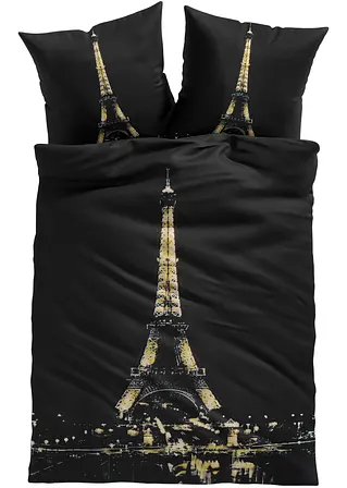 Wendebettwäsche mit Eiffelturm in schwarz - bpc living bonprix collection