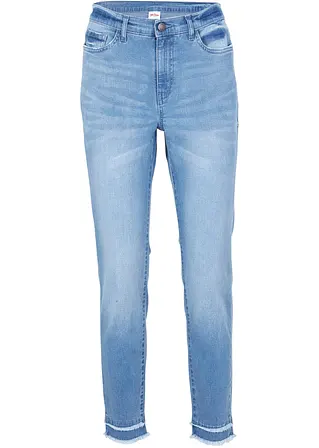 7/8 Ultra-Soft-Jeans in blau von vorne - bonprix