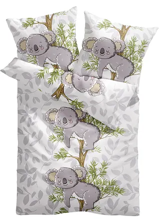 Bettwäsche mit Koalabär in grau - bpc living bonprix collection