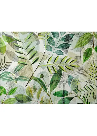 Fußmatte mit Blättern in grün - bpc living bonprix collection