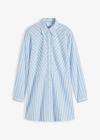 Longbluse in weiß von vorne - bonprix